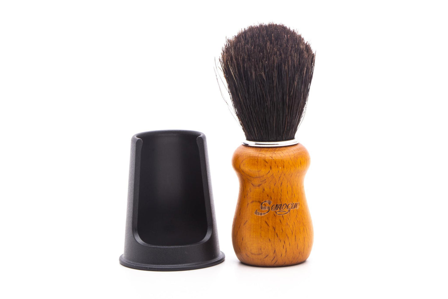 Semogue | Pharos-C3 Yellow Pure Black Horse Hair Shaving Brush