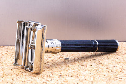 1974 U4 Gillette Super Adjustable 84 Double Edge Safety Razor | Factory Nickel Revamp