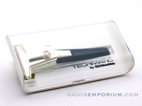 1971 Gillette Techmatic Band Safety Razor w/ Case