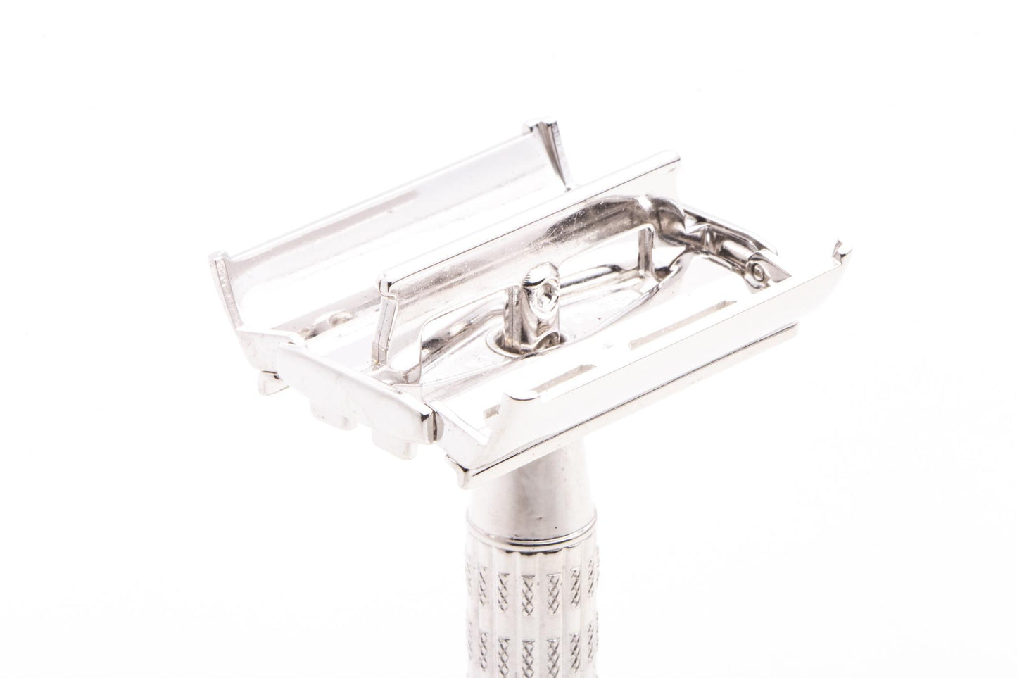 1956 B1 Gillette Red Tip Heavy TTO Super Speed Safety Razor | Rhodium Revamp