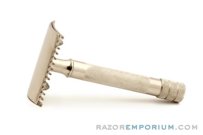 1912 Gillette Single Ring DE Safety Razor | Nickel Revamp
