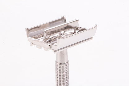 1954 Z4 Gillette Flare Tip Super Speed Safety Razor  | Rhodium Revamp