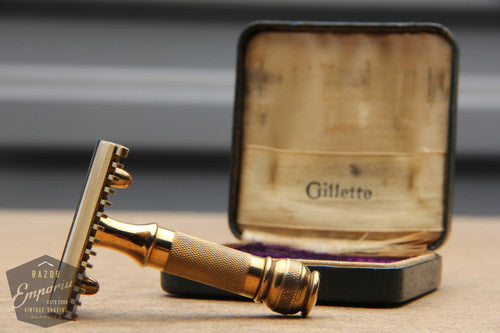 Gillette 1920's Milady Decollete DE Safety Razor in Leather Case ...