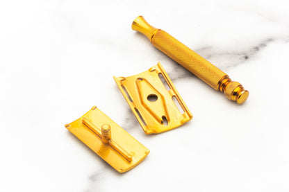 1940's Gillette Gold Ball End TECH in Original Red Cardboard Box Set | Original Condition