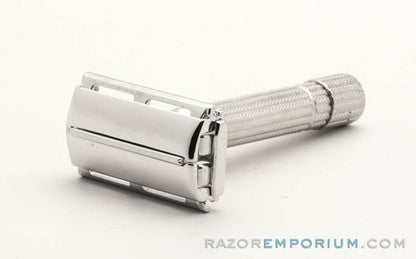 1948-51 TTO Gillette Aristocrat DE Safety Razor Rhodium Revamp