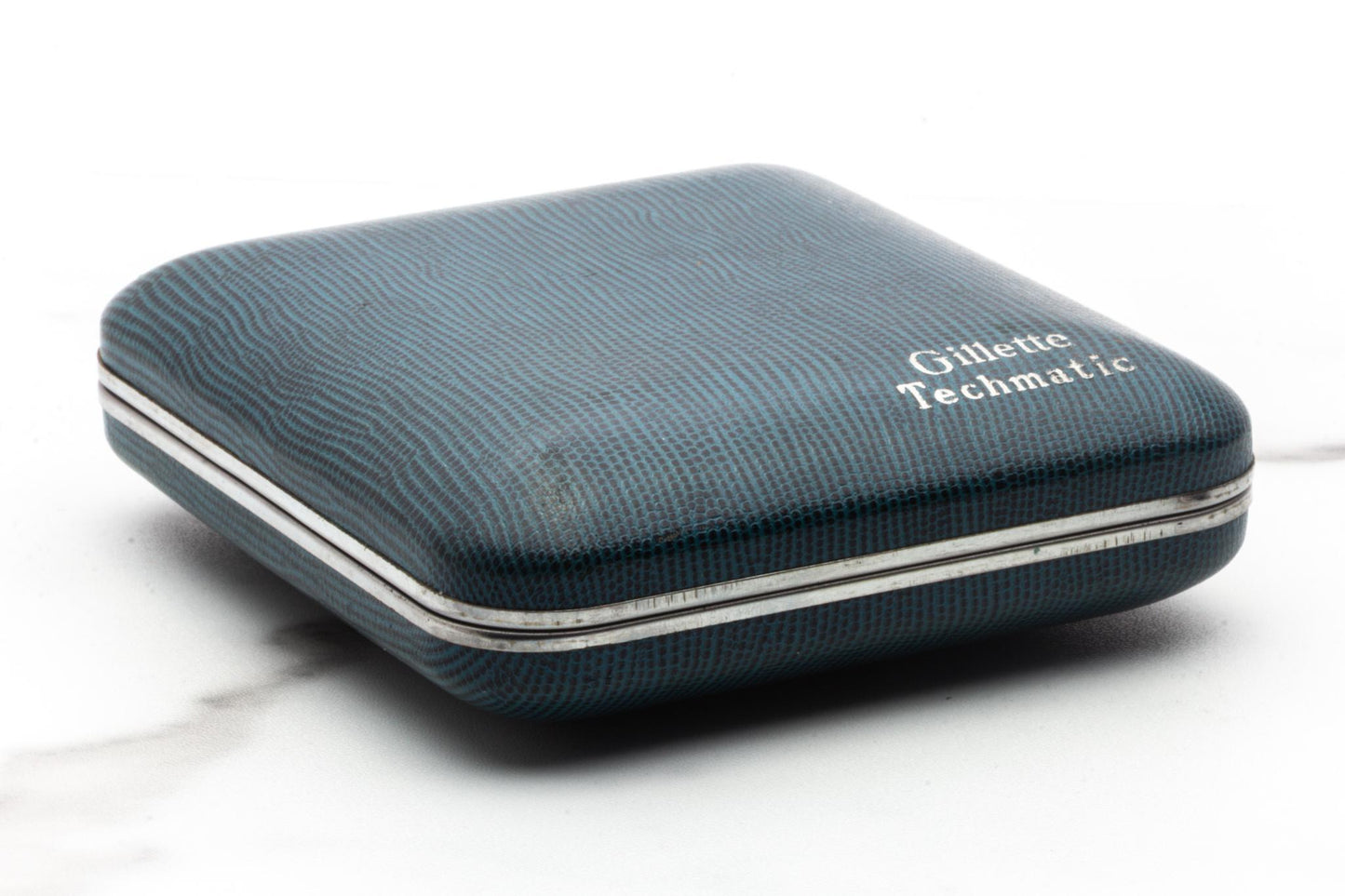 1947 Gillette Gold Techmatic Double Edge Safety Razor Set | Original Condition