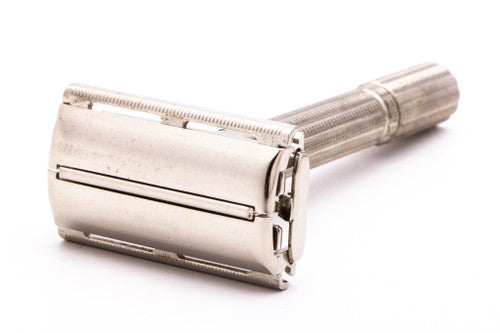 1965 K3 Gillette Gold Slim Adjustable Double Edge Safety Razor | Original Condition