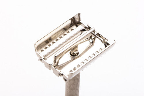 1930's Gillette Sheraton Open Comb TTO Safety Razor | Factory Nickel Revamp