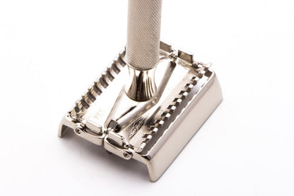1930's Gillette Sheraton Open Comb TTO Safety Razor | Factory Nickel Revamp
