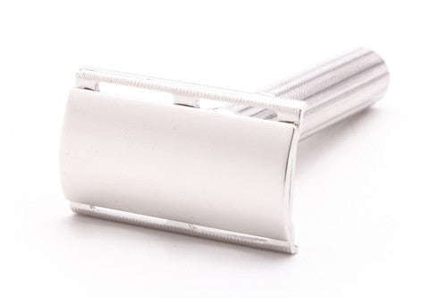 1947-51 Gillette Fat Handle Tech Double Edge Safety Razor | Rhodium Revamp