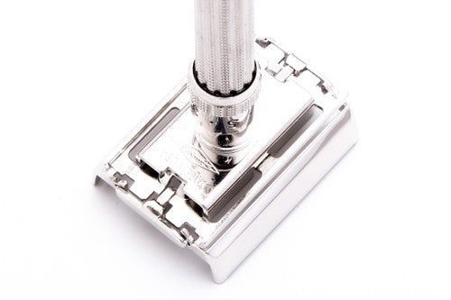 1965 K4 Gillette Slim Adjustable DE Safety Razor | Rhodium Revamp