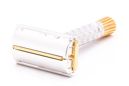 1955 A4 Gillette Super Speed Red Tip DE Safety Razor | Prospector Edition