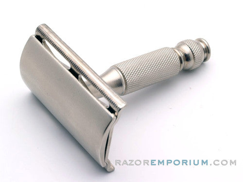 1947-51 Gillette Travel Tech Double Edge Safety Razor | Factory Nickel Revamp