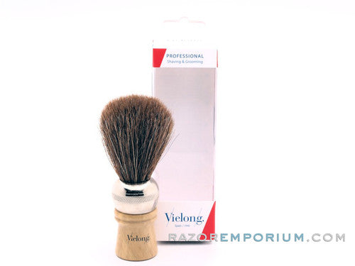 Vie-Long Badger Shaving Brush With Travel Tube - PO