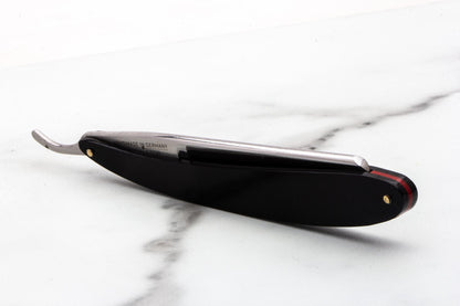 5/8" Restored Dovo Solingen Straight Razor With Red Wedge Accent