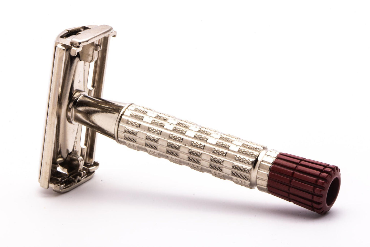 1959 E1 Gillette Heavy Red Tip Super Speed Safety Razor Set | Original Condition
