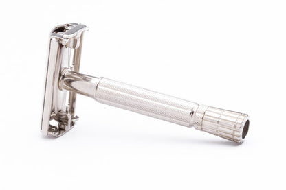 1961 Gillette TV Super Speed DE Safety Razor w/ Red Case - G4