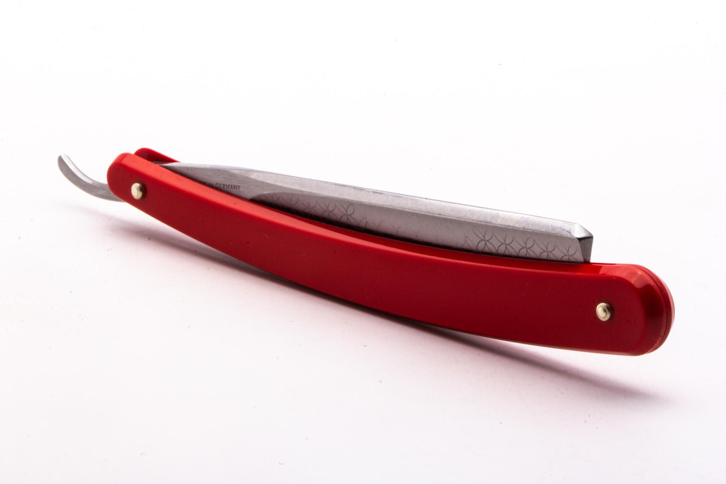 DOVO | 5'8" Dovo Solingen Red Runde Sache Straight Razor
