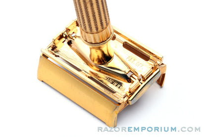 1946-47 Gillette Aristocrat Double Edge Safety Razor Original Set