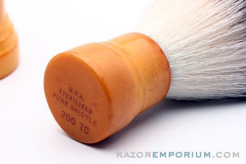 Ever Ready 200 TC Vintage Shave Brush Restored - Synthetic with Stand