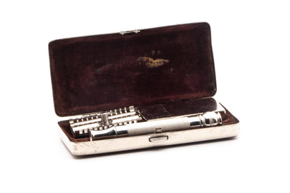 1919 Gillette Pocket Edition Old Type Double Edge Safety Razor Set | Original Condition