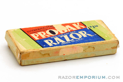 1928-30's Probak Open Comb Double Edge Safety Razor Set