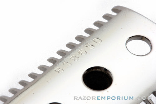 1907 Gillette Single Ring Old Type DE Safety Razor | Factory Nickel Revamp