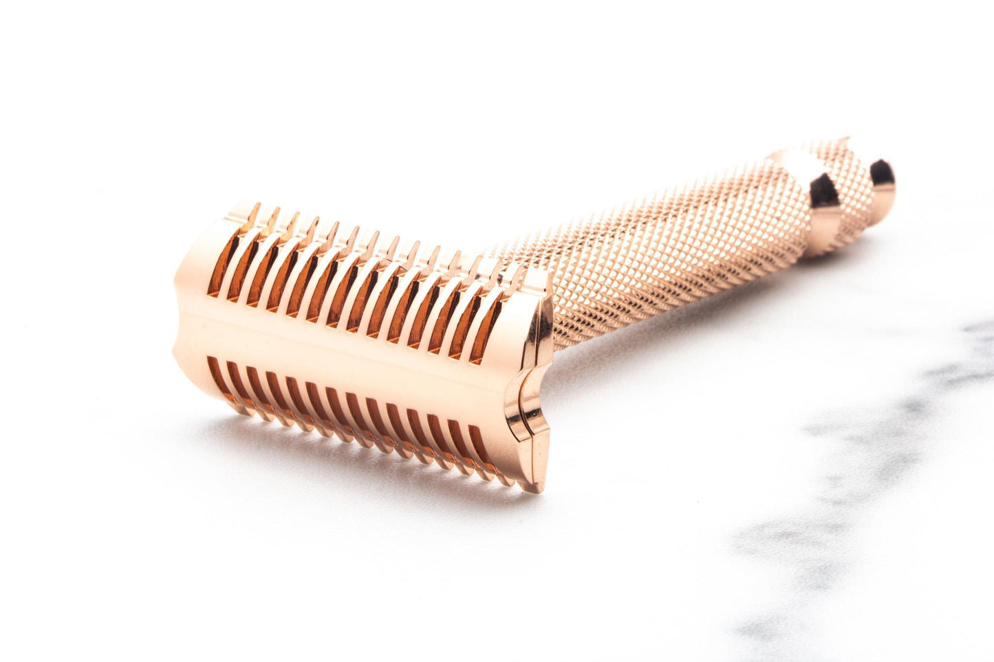 The Copper Ascension Twist-Adjustable Double Open Comb Safety Razor | Pre-Owned