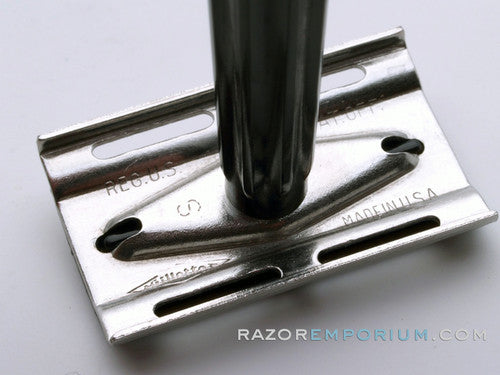 1950's Gillette Black Handle Tech Safety Razor