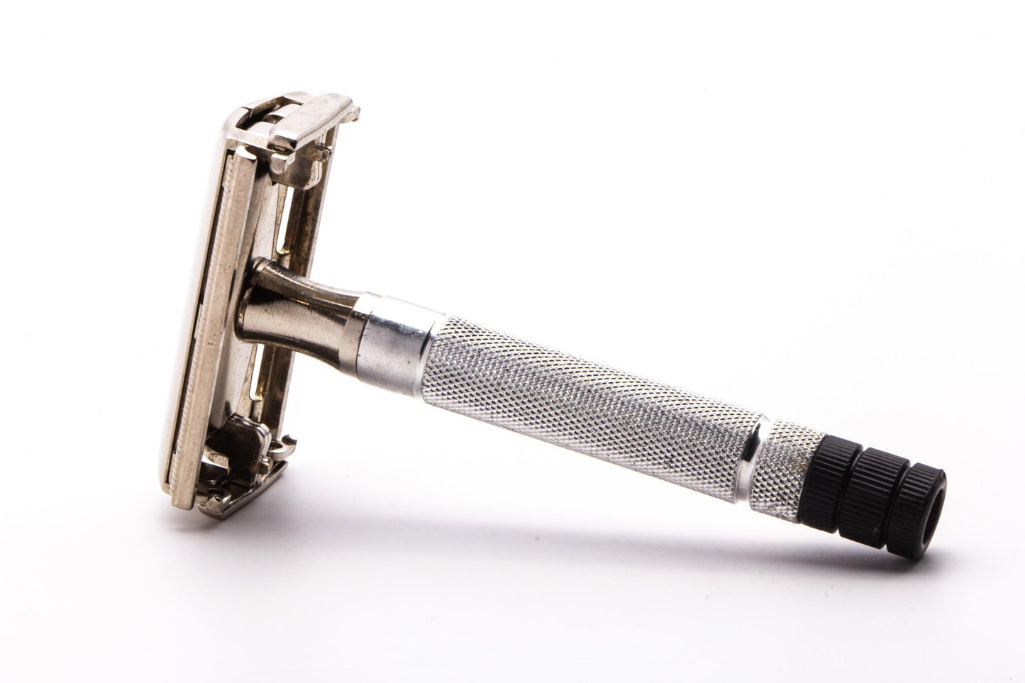 1951 W3 Gillette Black Tip Double Edge Super Speed Safety Razor | Original Condition