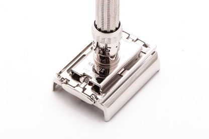 1967 M2 Gillette Slim Adjustable Double Edge Safety Razor | Factory Nickel Revamp