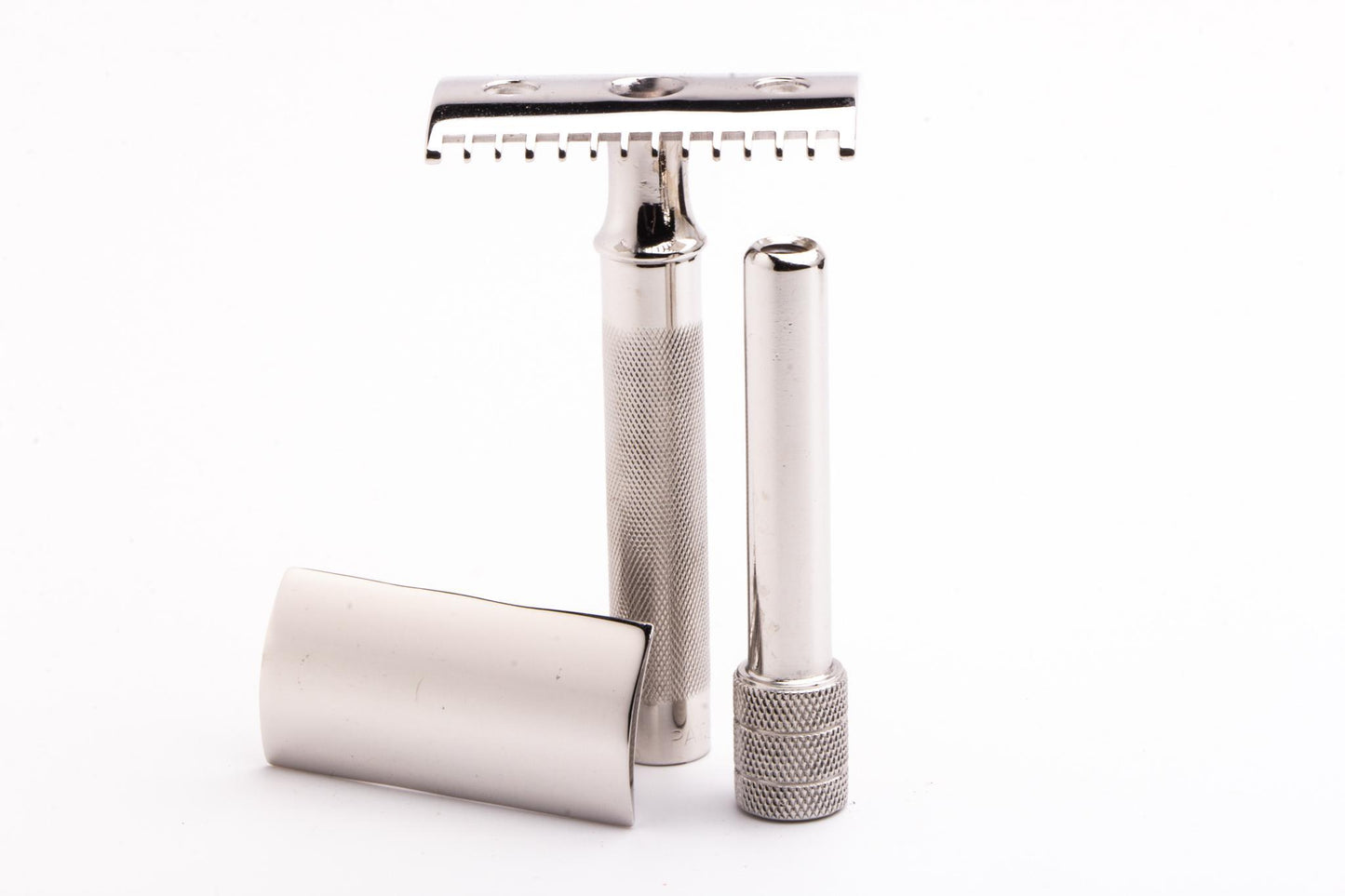 1908 Gillette Single Ring DE Safety Razor With Original Case | Rhodium Revamp