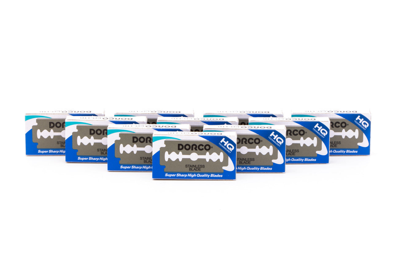 Dorco Platinum HQ (Blue) Double Edge (DE) Blades