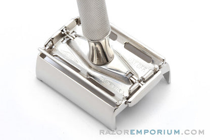 1946 Gillette Ranger Tech TTO DE Razor Factory Nickel Revamp