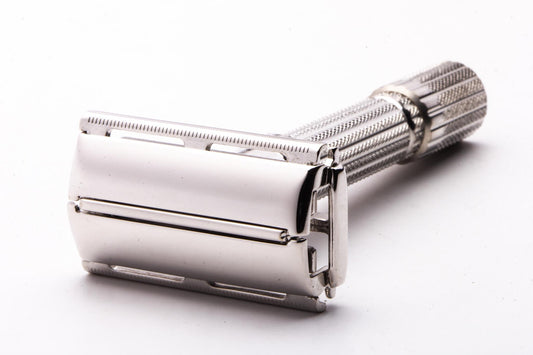 1961 G2 Gillette Fatboy Adjustable Double Edge TTO Safety Razor | Rhodium Revamp