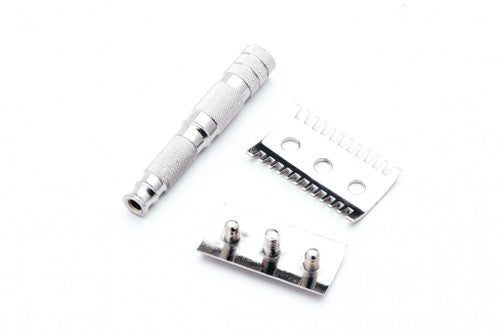 3 Piece Open Comb Double Edge Travel Razor - Germany