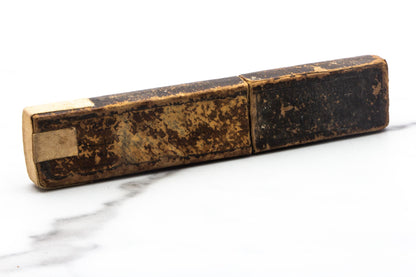 4/8" Vintage Restored Robeson Shur Edge Straight Razor With Coffin