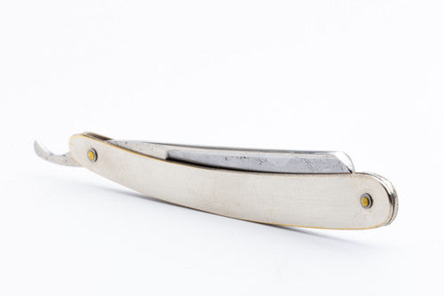 5/8" Shave Ready Original Metal Scales Straight Razor