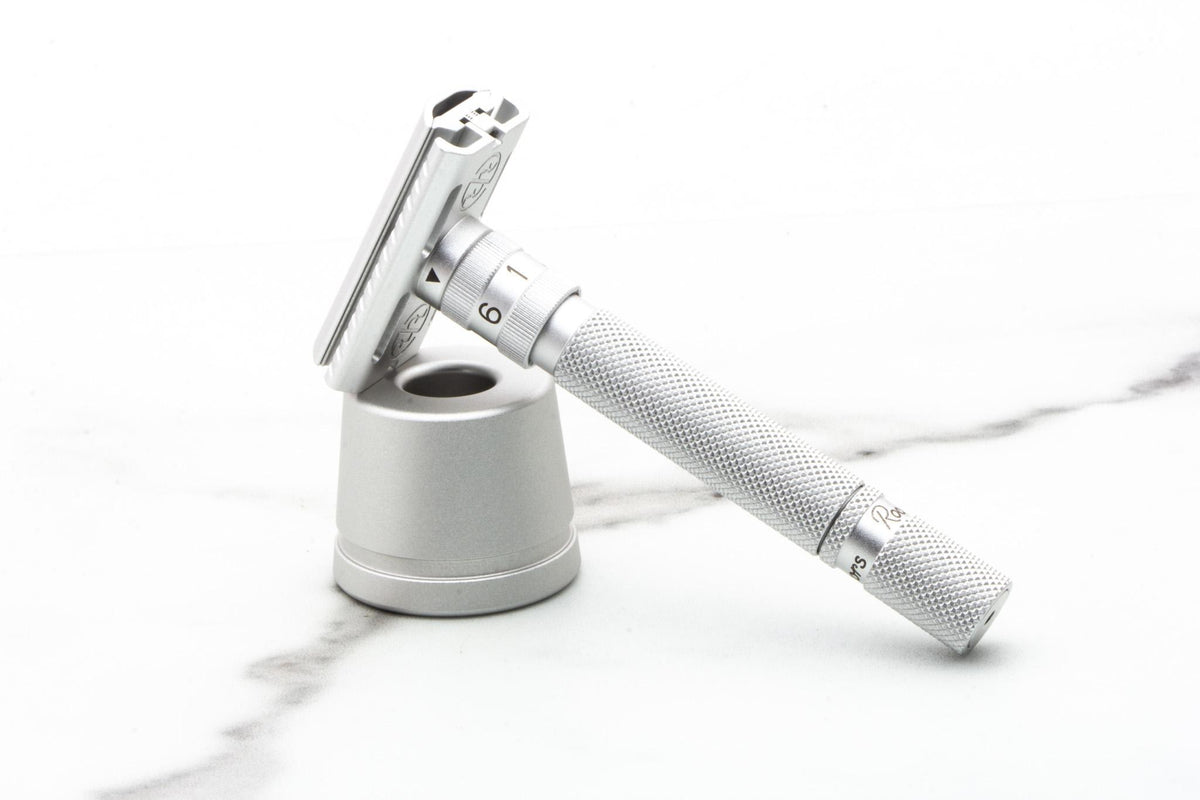 Rockwell Razors | SETPOINT Silver Aluminum Adjustable Safety Razor