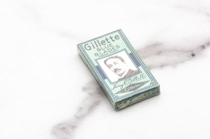 Gillette Blue Double Edge  (5) - New Old Stock (NOS) Razor Blades
