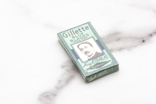 Gillette Blue Double Edge  (5) - New Old Stock (NOS) Razor Blades