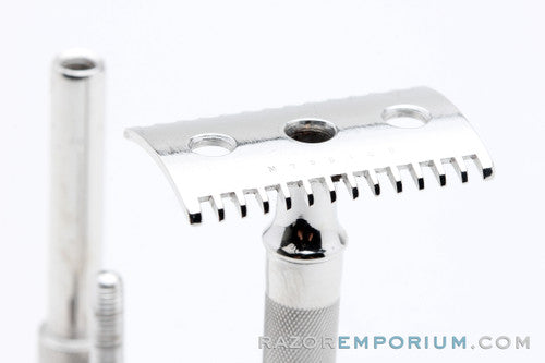 1921 Gillette Single Ring DE Safety Razor | Rhodium Revamp
