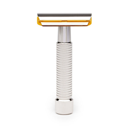 Rex Supply Co. | Envoy Three Piece Stainless Steel Double Edge Safety Razor