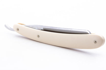 5/8" Boker White Edelweiss Round Tip Straight Razor