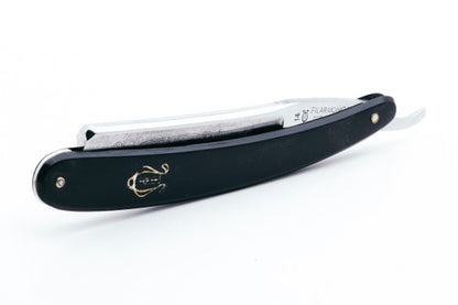7/8" Filarmonica Doble Temple #14 Straight Razor w/ Coffin and Black/Gold Scales | Spain