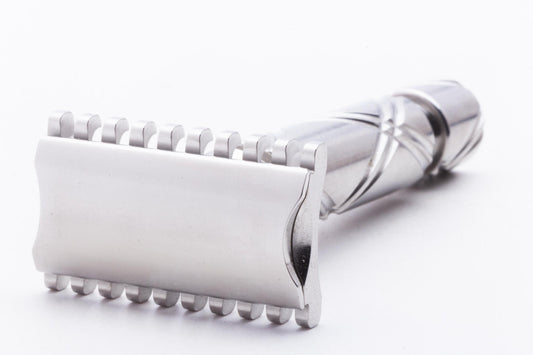 Karve Shaving Co. | Three Piece Open Comb C Guard With Unique Heavy Handle
