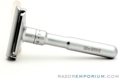 Adjustable DE Safety Razor | Brushed Chrome by Shave Classic