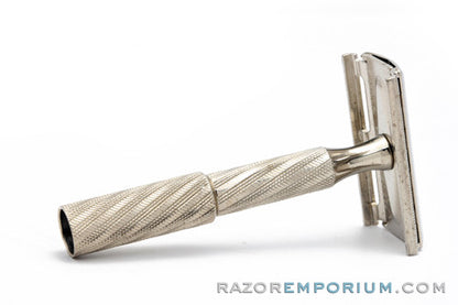 1964 Gillette 4 Piece Double Edge Travel Safety Razor Marcus Regs
