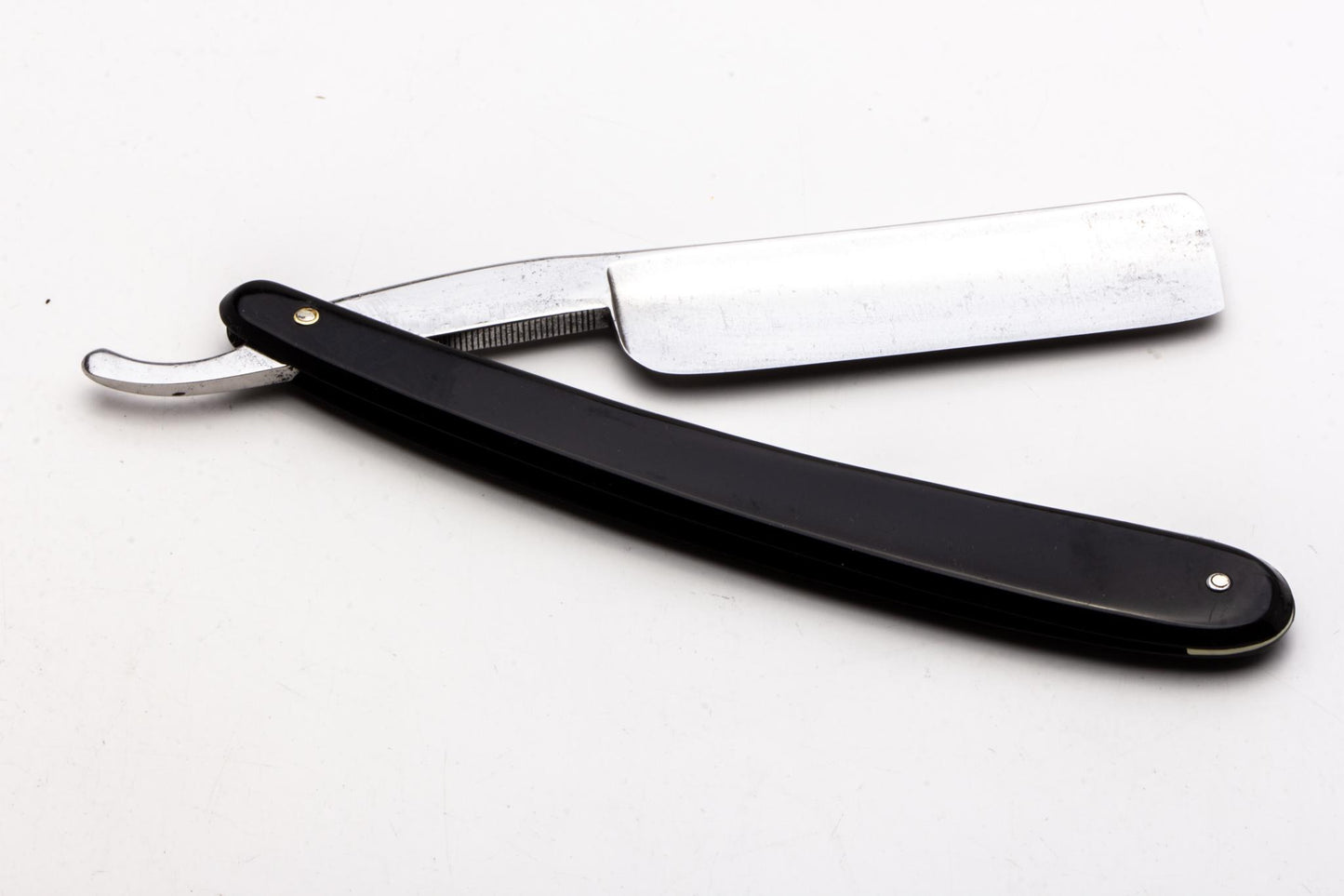7/8" Filarmonica "Doble Temple" #14 Black Straight Razor w/ Coffin | Spain