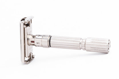 1958 Gillette Fatboy Adjustable Double Edge Factory Nickel Revamp